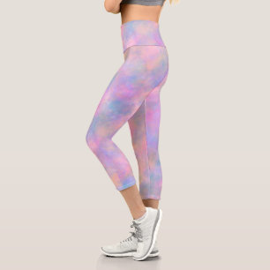 Tolle Kombination aus Pastellfarben Capri Leggings