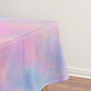 Tolle Kombination aus Pastellfarben Tischdecke