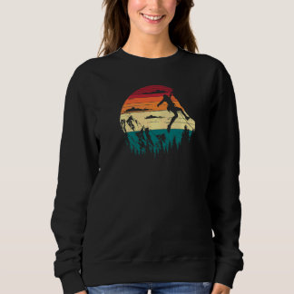 Tolle kostenlose Speed-Solo-Bouldertour im Freien Sweatshirt
