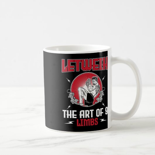 Tolle Lethwei-Box-Ausrüstung Kick Mma Kickboxen Kaffeetasse (Rechts)