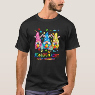 Tolle Liebe Akzeptiere Autismus-Bewusstsein Gnom P T-Shirt