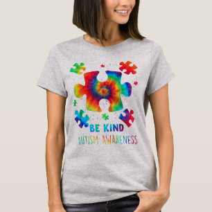Tolle Liebe Akzeptiere Autismus-Bewusstsein Tie Dy T-Shirt