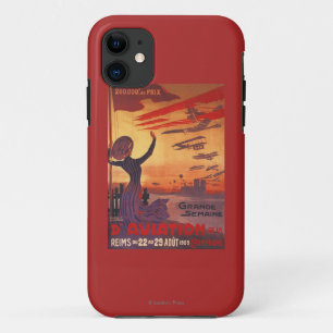 Tolle Luftfahrtwoche - Frau winkt mit Poster Case-Mate iPhone Hülle