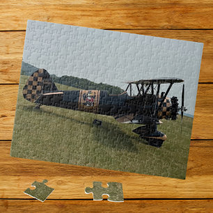 Tolle lustige Flugzeug Foto, Pilot Familie, Luftfa Puzzle
