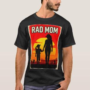 Tolle Mama Mutter und Tochter Fußballmutter Sonnen T-Shirt