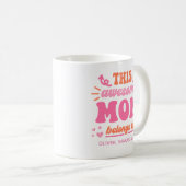 Tolle Mama Pink Orange Kaffeetasse (VorderseiteRechts)