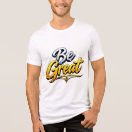 Tolle Motivations-Typografie Tri-Blend Shirt