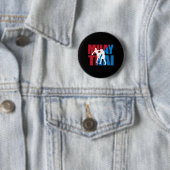 Tolle Muay-Thai-Kämpfer-Design Kickboxer MMA Tra Button (Beispiel)