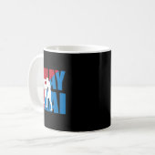 Tolle Muay-Thai-Kämpfer-Design Kickboxer MMA-Train Kaffeetasse (Vorderseite Links)