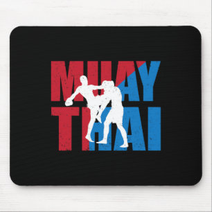 Tolle Muay-Thai-Kämpfer-Gestaltung Kickboxer MMA T Mousepad