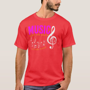 Tolle Musik Musiknote Retro-Geschenk T-Shirt