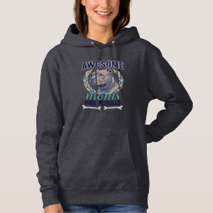 Tolle Mütter haben Pitbulls Hundeknochen Kranz Hoodie