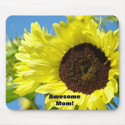 Tolle Mutter! Mauspad Sonniger Tag Sonnenblumen (Vorne)