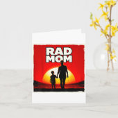 Tolle Mutter Mutter und Sohn Fußballmutter Sonnenu Karte (Gelbe Blume)