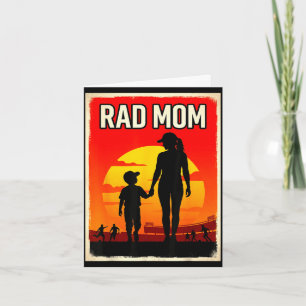 Tolle Mutter Mutter und Sohn Fußballmutter Sonnenu Karte