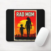 Tolle Mutter Mutter und Sohn Fußballmutter Sonnenu Mousepad (Mit Mouse)