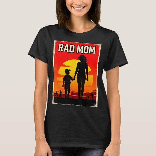 Tolle Mutter Mutter und Sohn Fußballmutter Sonnenu T-Shirt (Vorderseite)