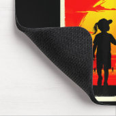 Tolle Mutter Mutter und Tochter Fußballmutter Sonn Mousepad (Ecke)