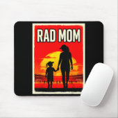 Tolle Mutter Mutter und Tochter Fußballmutter Sonn Mousepad (Mit Mouse)