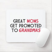 Tolle Mütter werden zu Großmüttern befördert Mousepad (Mit Mouse)