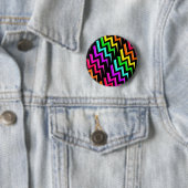 Tolle Neon-Blitzmuster Button (Beispiel)