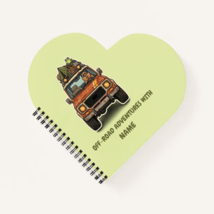 Tolle Offroad-Capybara-Camping-Abenteuer-Notizbuch Notizblock