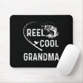 Tolle Oma Retro-Angler für Mütter  Mousepad (Mit Mouse)