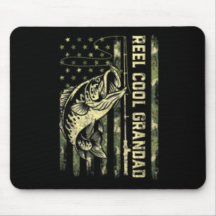Tolle Opa-Angler-Tarnung Vatertag Mousepad