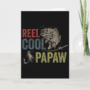 Tolle Papaw Angelreel-Vater-Tags-Geschenk für Männ Karte