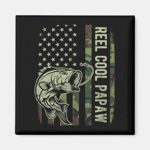 Tolle Papaw-Tarnung Amerikanische Flagge Vatertag Magnet