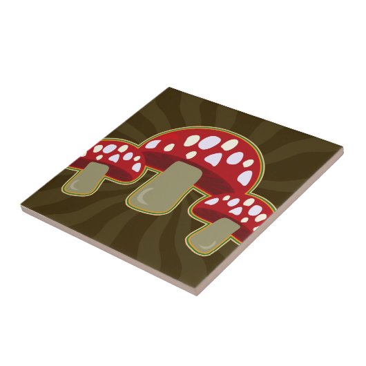 Tolle Pilz-Pilze Fliese (Seite)