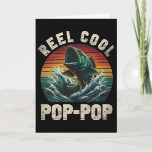 Tolle Pop Pop Angelrute Poppop Vatertag Fisch Karte