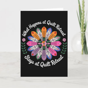 Tolle Quiltkunst für Männer Frauen Nähen Quiltlieb Karte