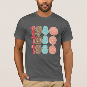 Tolle Retro-Typografie der 80er Jahre Repeat Scrip T-Shirt