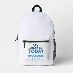Tolle Retro-Typografie für den heutigen Tag Bedruckter Rucksack