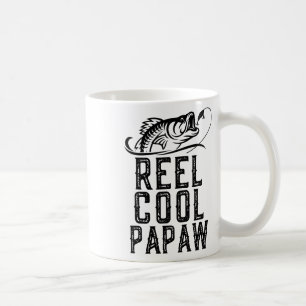 Tolle Rolle Papaw Angeln Fischer Lustig Retro  Kaffeetasse