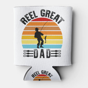 Tolle Rolle Super Papa Vatertag Angler Papa Dosenkühler
