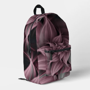 Tolle Rose Blumen Fraktal Bedruckter Rucksack