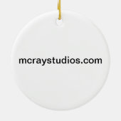 "Tolle Sankt " Keramik Ornament (Hinten)