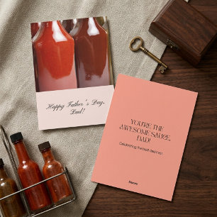 Tolle Sauce Hot Sauce Lustiger Vatertag Einladung