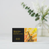 Tolle Saxophon-Strahlen von Musik Visitenkarte (Stehend Vorderseite)