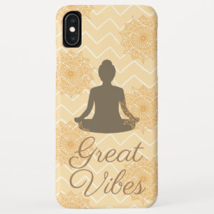 Tolle Schwingungen Sitzende Lotus-Pose Case-Mate iPhone Hülle