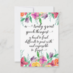 Tolle Sprachtherapeut danken SLP Geschenk