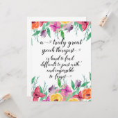 Tolle Sprachtherapeut danken SLP Geschenk Karte (Vorderseite/Rückseite Beispiel)