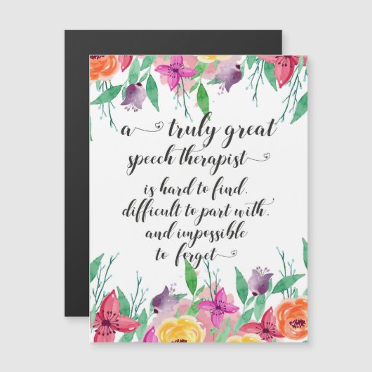 Tolle Sprachtherapeut danken SLP Geschenk Magnetkarte (Vorne/Hinten)