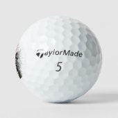 Tolle Steampunk-Katze Golfball (Logo)