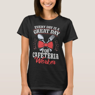 Tolle Tageskantine Crew Mittagessen Dame Schulcafe T-Shirt