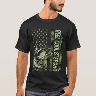 Tolle Tarnung Stiefvater Amerikanische Flagge Ange T-Shirt