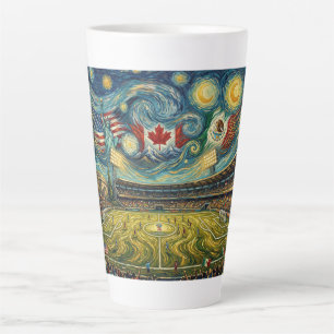 Tolle USA MX CA  Van Gogh Stil Fine Art Wandkunst Milchtasse