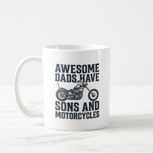 Tolle Väter haben Söhne und Motorräder Design_1 Kaffeetasse
